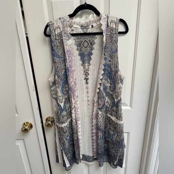 Origami Jackets & Blazers - Origami Lace Vest